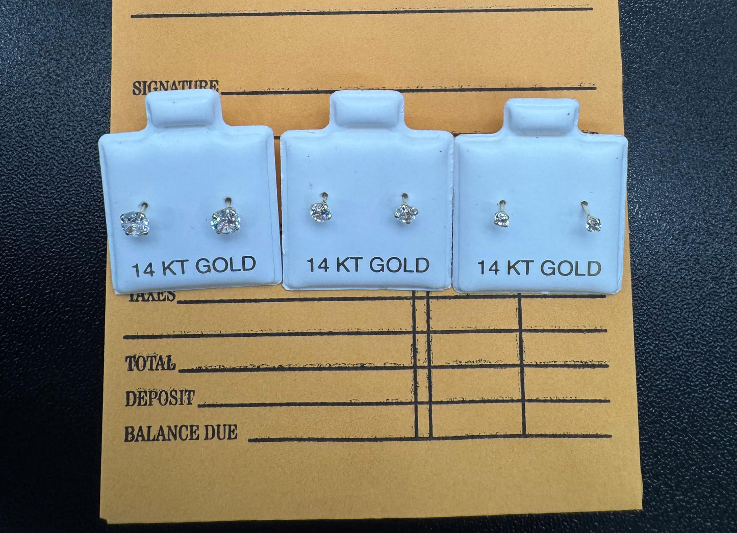 Trio de aretes