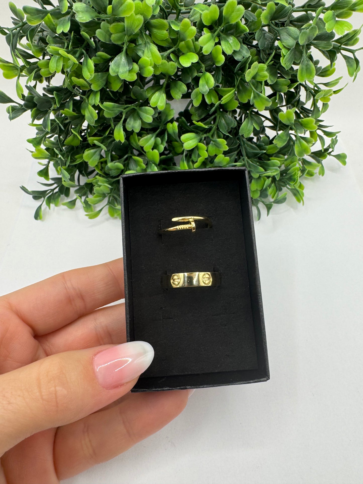 Anillo Banda y clavo Carti.