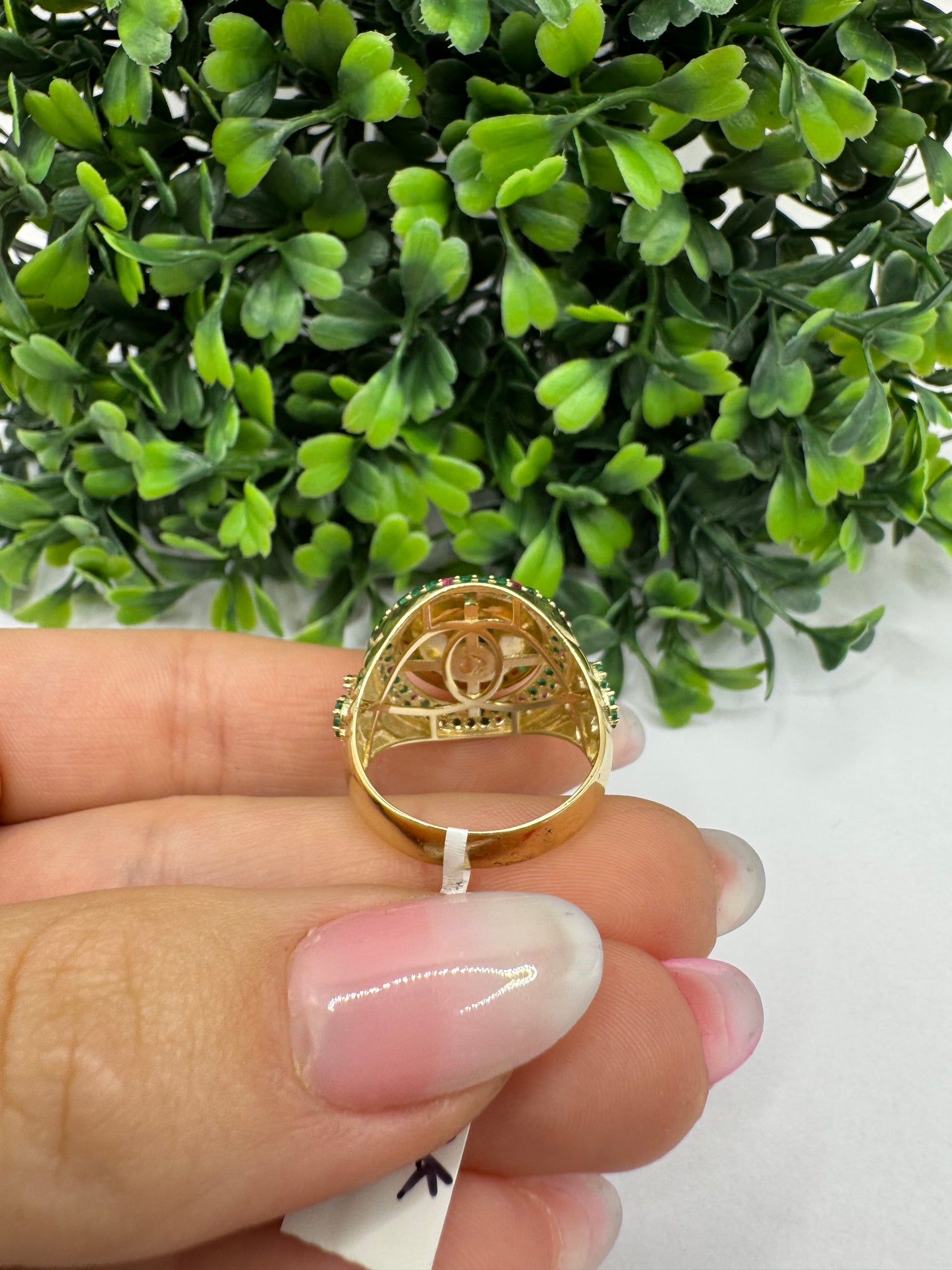 Anillo de ruleta para caballero.