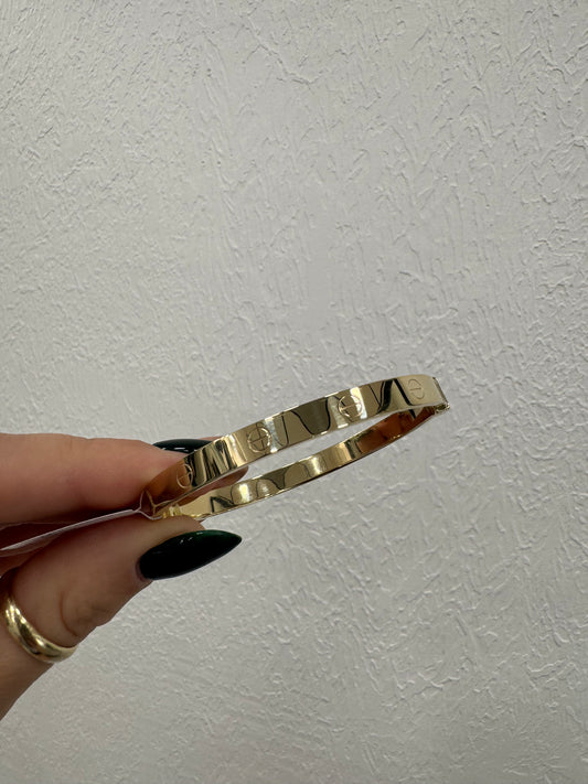 Pulsera de oro de 10k