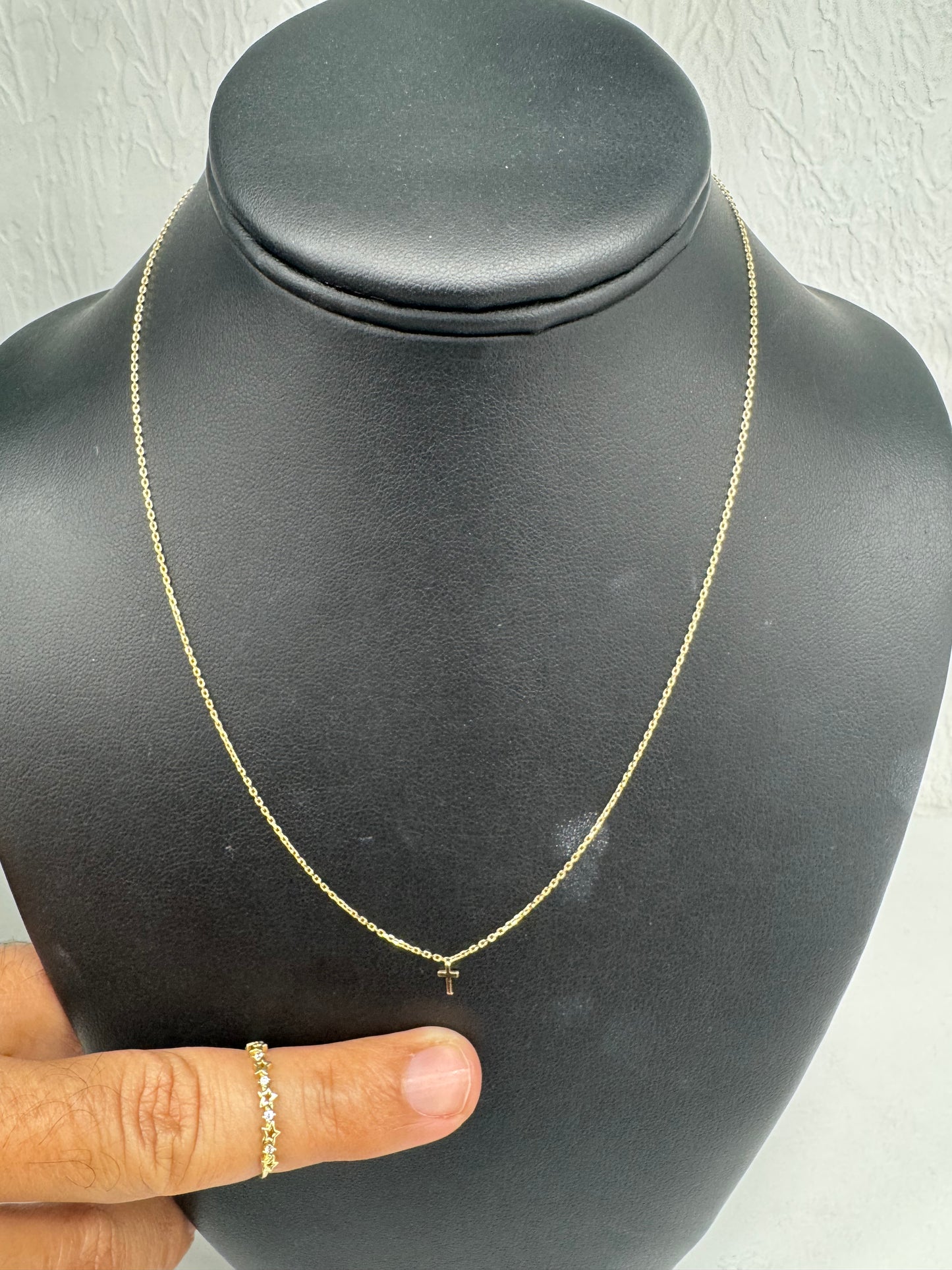 Cadena y anillo de 10k